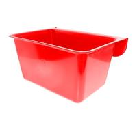 Red Gorilla Plas Feeding Bucket Hanging Manger Durable Recycled Plastic Horse Pony Feeder for Stable Yard or Paddock Easy to Clean (Red)