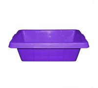 Red Gorilla Plas Mini Plastic Purple Trough Small Lightweight Utility Tub Sturdy Food Safe for Animal Feeding Garden Stable 7 Litre Capacity
