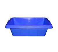 Red Gorilla Plas Mini Plastic Trough Small Lightweight Utility Tub Sturdy Food Safe for Animal Feeding Garden Stable 7 Litre Capacity (Blue)