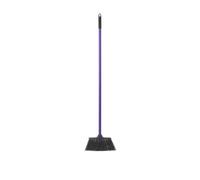Red Gorilla Poly Yard Broom Lightweight Narrow Profile Soft Bristle For Stable And Site, Purple
