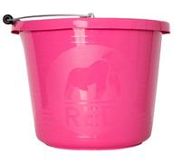 Red Gorilla - Premium Bucket 15L - Heavy-Duty Recyclable Plastic Utility Bucket For Diy, Building & Home Projects