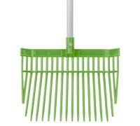 Red Gorilla Replacement Pistachio Bedding Fork Head Durable Polycarbonate with 20 Strong Tines Stable Tool for Horses Manure and Bedding Lightweight Impact Resistant Fits PC Bedding Fork Handle