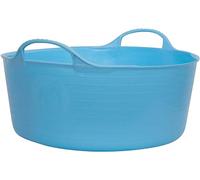 Red Gorilla Small Shallow Flexible Tubs - Sky Blue - 15 litre