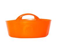 Red Gorilla Small Shallow Flexible Tubs - Orange - 15 litre