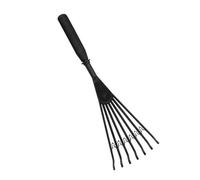 Tidee Red Gorilla Big Rake Short Black Plastic Hand Rake for Indoors Outdoors Mucking Out Stable Garden