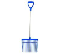Red Gorilla PC Bedding Fork with Short D Handle Blue