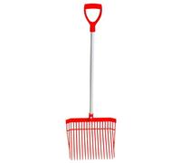 PC Bedding Fork with Short D Handle Red