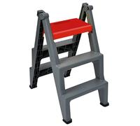 Gorilla Step Up Step Ladder Horse Pony Mounting Block for DIY and Construction 3 Steps Non Slip Lightweight Portable Versatile Folds Flat Supports up to 130kg