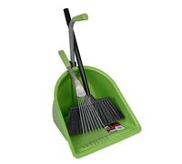 Red Gorilla Teenie Tidee Compact Set Scoop Short Metal Rake & Mini Broom, Pistachio