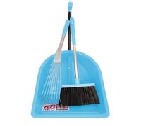 Red Gorilla Teenie Tidee™ With Short Metal Rake & Broom / Sky Blue