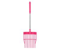Red Gorilla Tidee Children's Bedding Fork Pink Small Compact Mini Pitchfork Lightweight Child's Manure Fork Stable Garden Compost 30cm