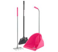 Red Gorilla - Tidee Companion Set - Heavy-Duty Yard & Stable Clean-Up Tool Set With Scoop And Rake