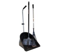 Tidee Red Gorilla Garden Companion Set Black Rake Mini Broom and Large Scoop Shovel Multi Purpose Large Lightweight Dustpan for Gardeners DIY Trade Professionals