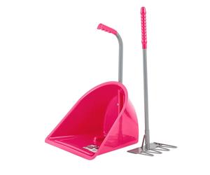 Red Gorilla Tiny Tidee and Rake - Pink