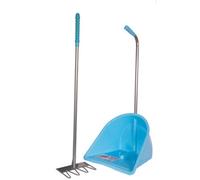 Red Gorilla Traditional Tidee™ Scoop & Rake Set - Lightweight Yard & Garden Cleaning Tool