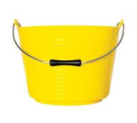 Red Gorilla Tt4/y Flexible Tub Bucket 22 Litre Gortt4