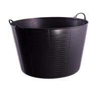 Red Gorilla Tub Bucket 75L Feed Water Garden Flexible 75 Litre Extra Large Black
