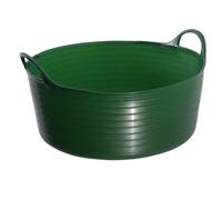 Red Gorilla Tubtrug Large Shallow Flexible Tub – 35 litre Green