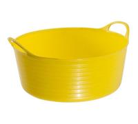 Red Gorilla Tubtrug Flexible Small Shallow 15 Litre For Water Food Bucket Yellow