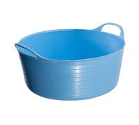 Red Gorilla Small Shallow Flexible Tubs - Sky Blue - 15 litre