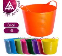 14l Pink Flexible Recycled Tub - Small Tubtrug Tubtrugs Bucket Buckets 14 - flexible small tubtrug pink tubtrugs bucket buckets 14