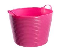 Red Gorilla Large Flexible Tubs - Pink - 38 litre