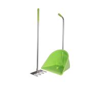 Red Gorilla Tubtrug Tidee Manure Scoop and Rake - Pistachio - 80cm