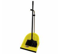 Red Gorilla Yellow Builders' TIDEE Companion Set Heavy Duty Mini Broom and Large Scoop Dustpan Shovel for Construction Trade Workshop Waste