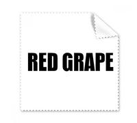 Red Grape Fruit Name Foods Glasses Cloth Cleaning Cloth Phone Screen Cleaner 5pcs Gift