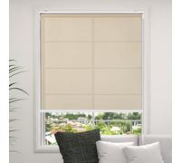 RED GRAPES Light Filtering Roller Shades for Indoor Windows Jacquard Fabric UV Protection Pull Down Roll Up Shade for Home Bedroom Living Room Easy to Install(29" W x 72" H, Pearl)