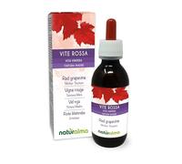 Red Grapevine (Vitis vinifera) Leaves Alcohol-Free Mother Tincture Naturalma - Liquid Extract Drops 120 ml - Food Supplement - Vegan