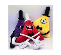 (red) Gravity Falls Stuffed Toys Dolls Bill Cipher Soft Doll Plush Children Students Gifts