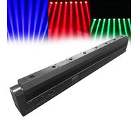 Red Green Blue Moving Head Stage Lights - Sound Activated & Control Strobe Disco Light Bar for Parties - Stunning Lighting Effect