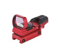 Red & Green Dot Sight HD101 Tactical Reflex Hunting Optical Scope Adjustable Reticle (4 Styles) Riflescope with 20mm Weaver Picatinny Mount Rails