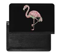Red Green Feather Flamingos Passport Holder Cover Wallet Slim Passport Protector Card Holder Travel Accessories