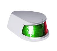 Red Green LED Marine Navigation Bow Light for Boats [USCG ABYC A-16 2NM][IP67 Waterproof][Chrome & ABS] 2 Nautical Mile Visibility Bicolor Navigation Boat Light for Pontoon Yacht Fishing Boat