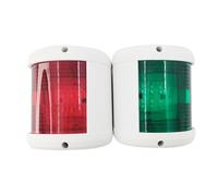 Red Green Navigation Lights For Boats 12V-24V Shipping Position Light IP65 Waterproof Signal Light All Round 360 Degree Red Green LED Navigation Warning Navigation Lights