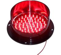 Red Green Traffic Signals Signs Light - LED Traffic Stop Lighting, Industrial Warning Lights for Road, Toll Station, Residential Gate, Teaching Decor(Red,100mm-12v)
