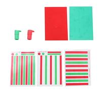 Red Green Vision Reading Aid, Amblyopia Training Reading Unit, Red Green Transparent Plastic Film Sheet for Myopia and Low Vision with Red Green Glasses