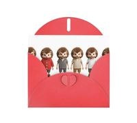 Red Greeting Card YYHWHJDE Various outfits for the little hedgehog Picture Perfect for Valentine's Day, Wedding Anniversary & Party Invitations