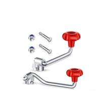Red Grip Trailer Handle 8.4in for Soft Ground | Soft plastic handle, ergonomic comfort, reduces hand strain, easy crank operation, for durable core