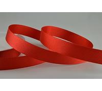 Red Grosgrain ribbon 15mm x 1 Metre cut from roll