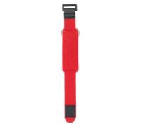 Red Guitar String Mute Wrap for Acoustic & Electric Guitars and Basses - 19 cm Fretboard Damping Strap, High-Elastic Cotton, No-Tool Installation, Noise-Free Performance and Recording
