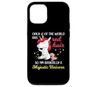 Red Hair Majestic Unicorn Funny Ginger Head Pride Case for iPhone 12/12 Pro