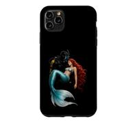 Red Hair Mermaid Diver Ocean Case for iPhone 11 Pro Max