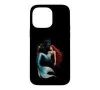 Red Hair Mermaid Diver Ocean Case for iPhone 14 Pro Max
