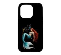 Red Hair Mermaid Diver Ocean Case for iPhone 15 Pro