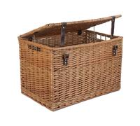 Red Hamper 60cm Double Steamed Wicker Storage Basket - Brown