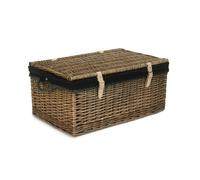 Red Hamper 62cm Antique Wash Picnic Basket - Black