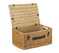 Red Hamper 62cm Buff Willow Wicker Picnic Basket - Brown
